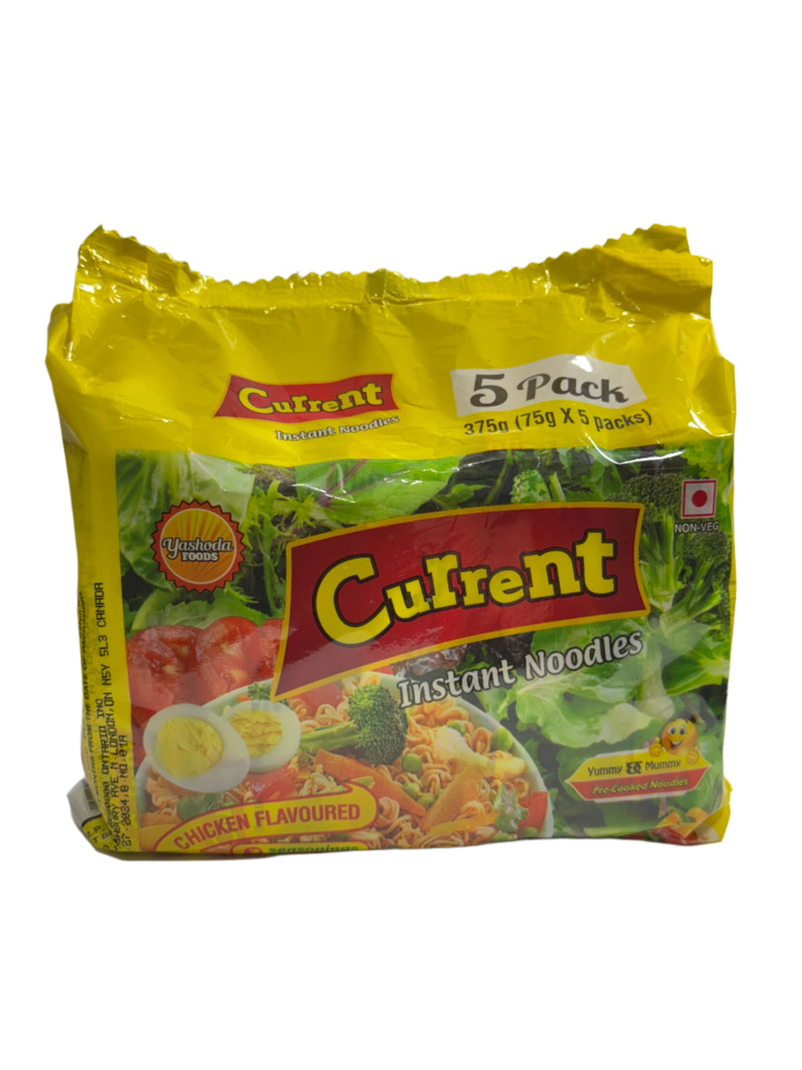 Current Instant Chicken Flavored Noodle-375Gm (75Gm x 5 packs)