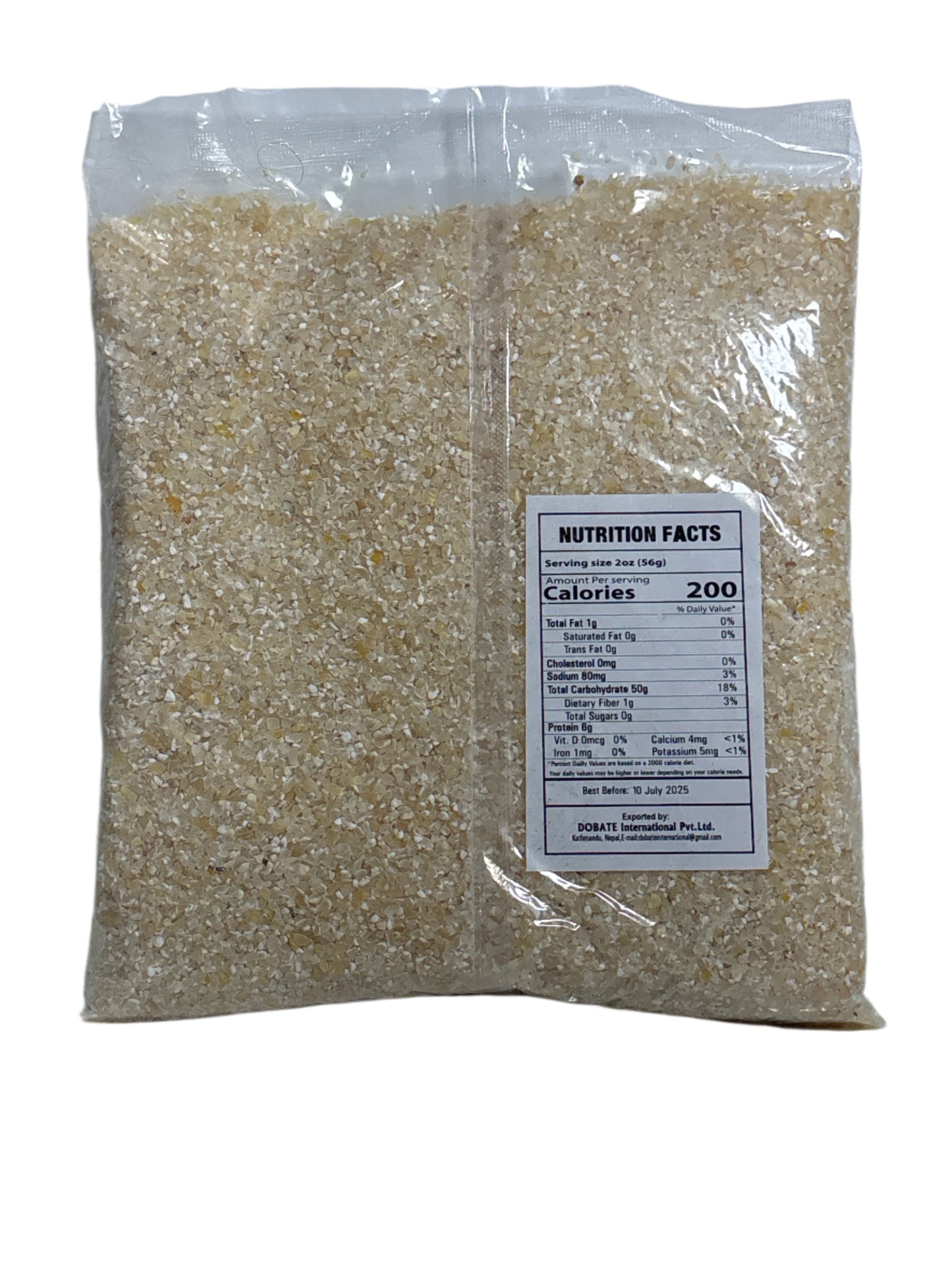 Khukuri Brand White Corn Grits (Seto Makaiko Chyakhla)-2Lb