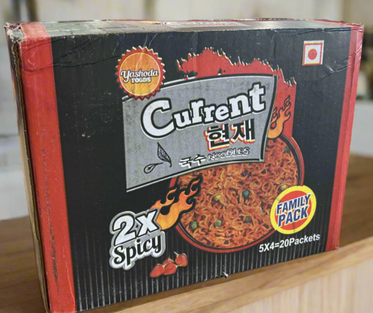 Current 2x Spicy Noodles-20 Packets Box