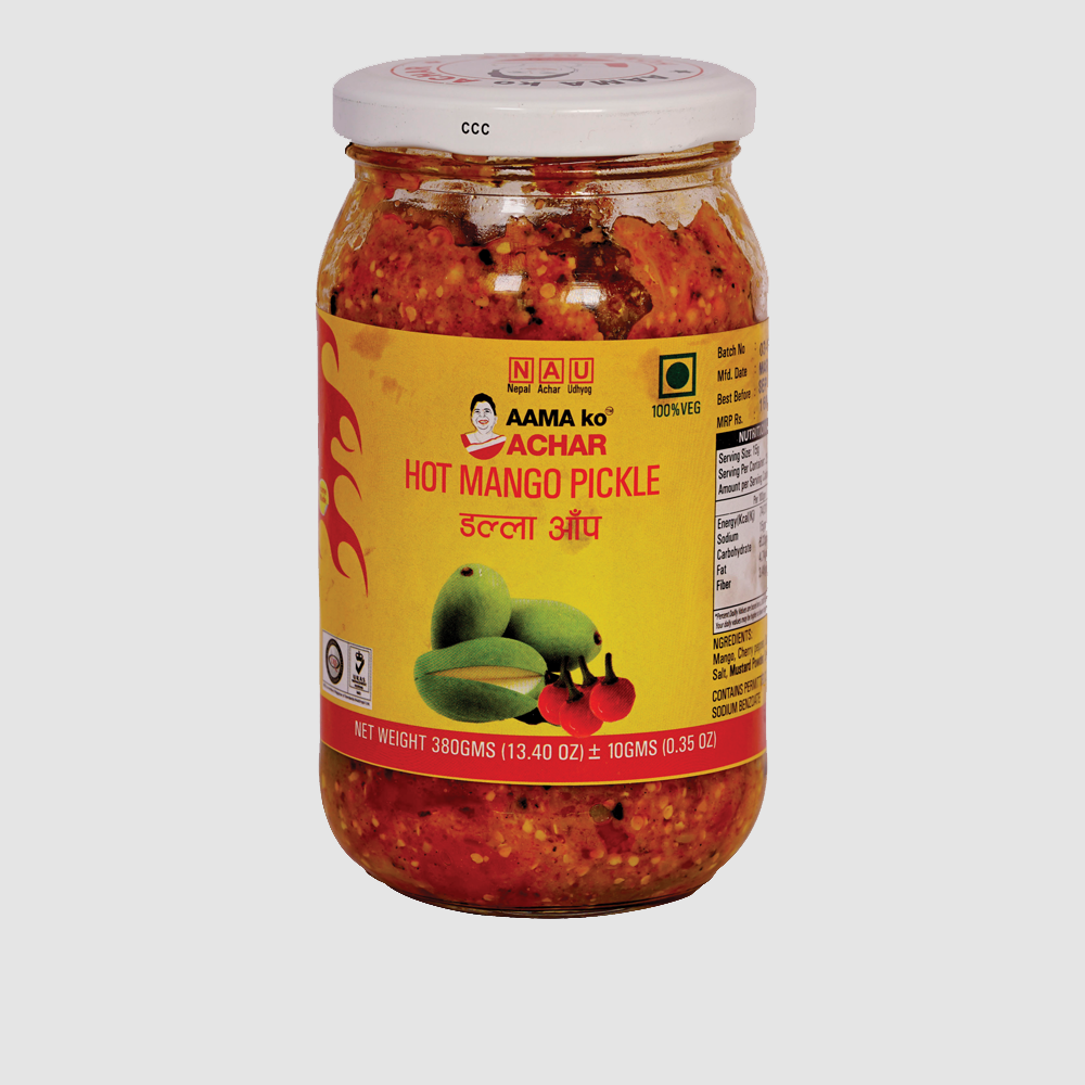 Aama Ko Achar Hot Mango Pickle-380Gm