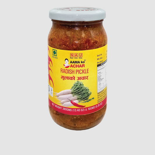 Aama Ko Achar Radish (Mula) Pickle-380Gm