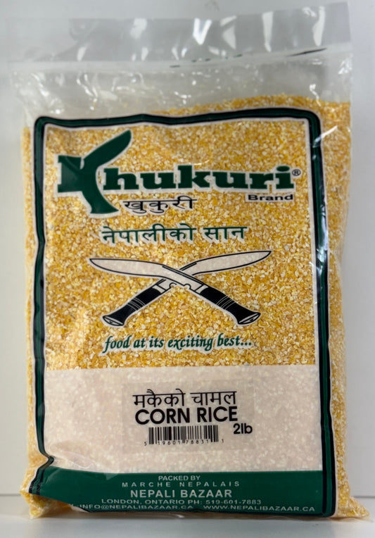 Khukuri Brand Makai Ko Chamal/Corn Rice-2Lb