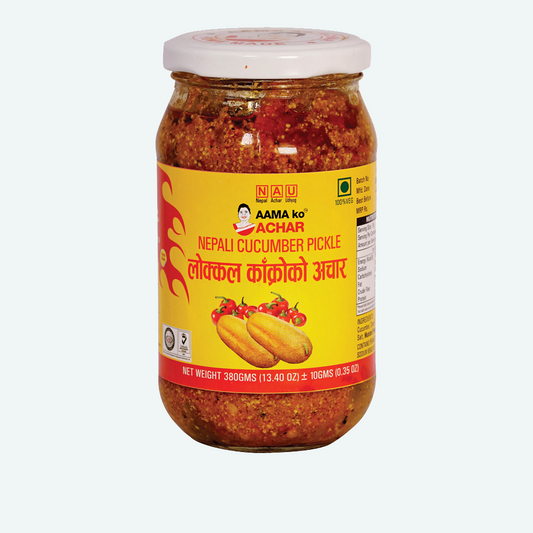 Aama Ko Achar Nepali Cucumber Pickle-380Gm