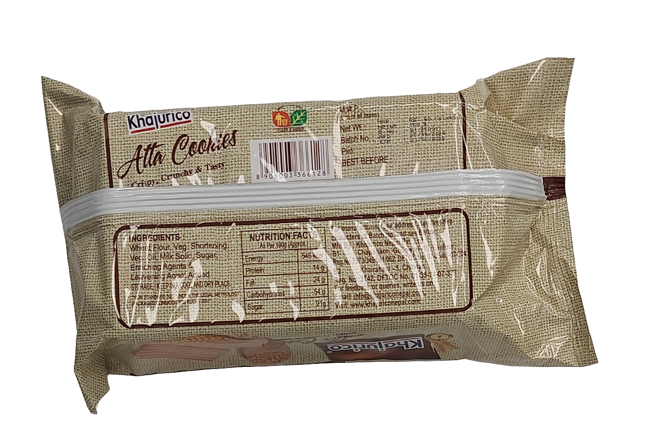 Khajurico Atta Cookies 150Gm