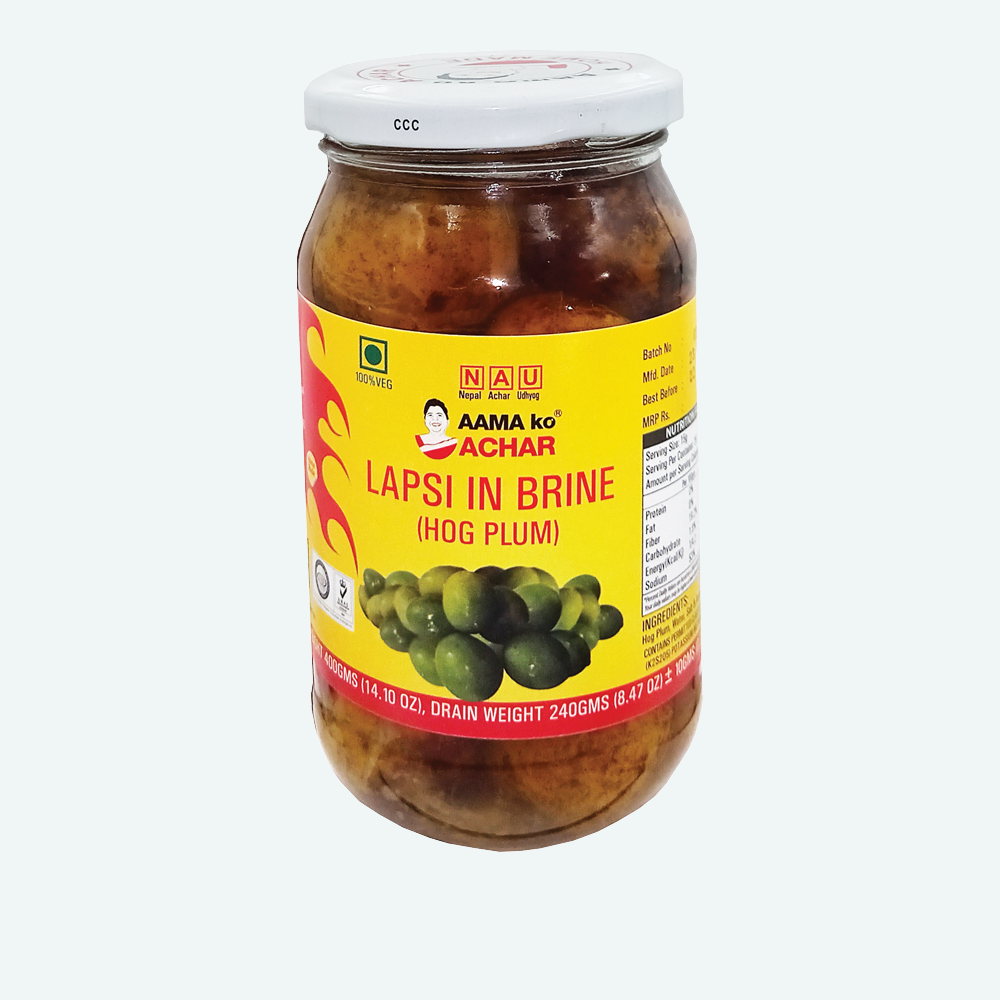 Aama Ko Achar Lapsi in Brine(Hog Plum)-400Gm