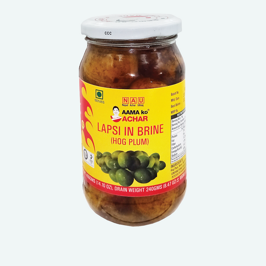 Aama Ko Achar Lapsi in Brine(Hog Plum)-400Gm