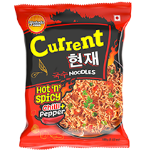 Current Chilly Pepper Hot 'n' Spicy Noodles- 500Gm (100Gm x 5 packs)