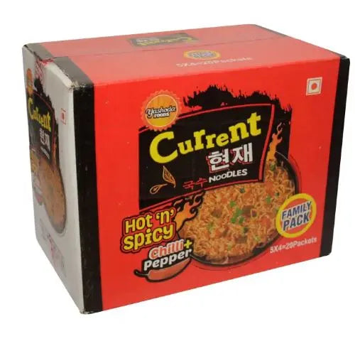 Current Hot & Spicy Noodles-20 Packets Box