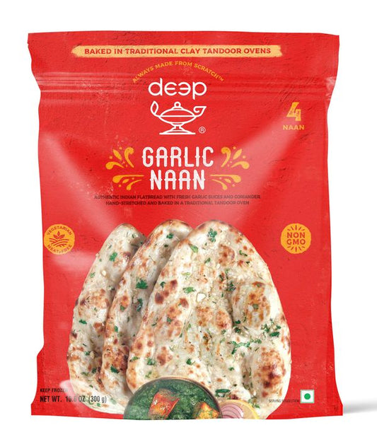 Deep Garlic Naan - 300g