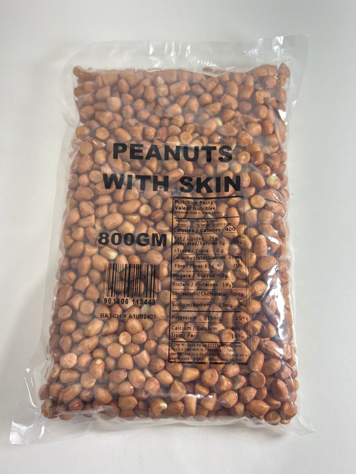 Nikita Peanuts with Skin- 800Gm