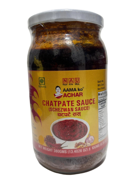 Aama ko Achar Chatpate Sauce (Schezwan Sauce)-380Gm