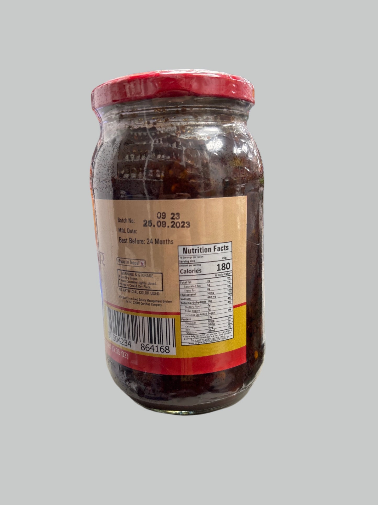 Kalo Kalki Kukhura ko Achar-380Gm