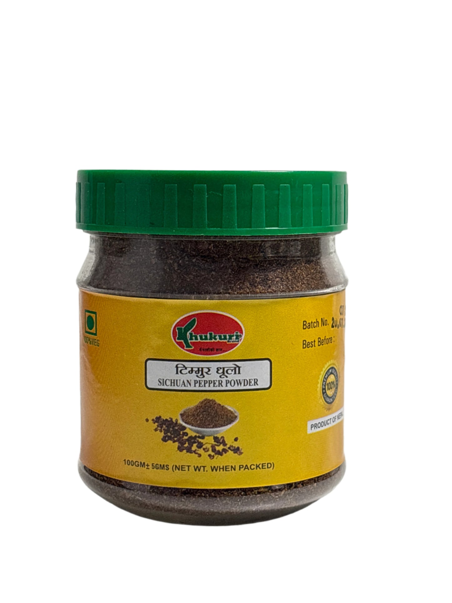 Khukuri Brand Timmur Dhulo (Sichuan Pepper Powder)-100Gm