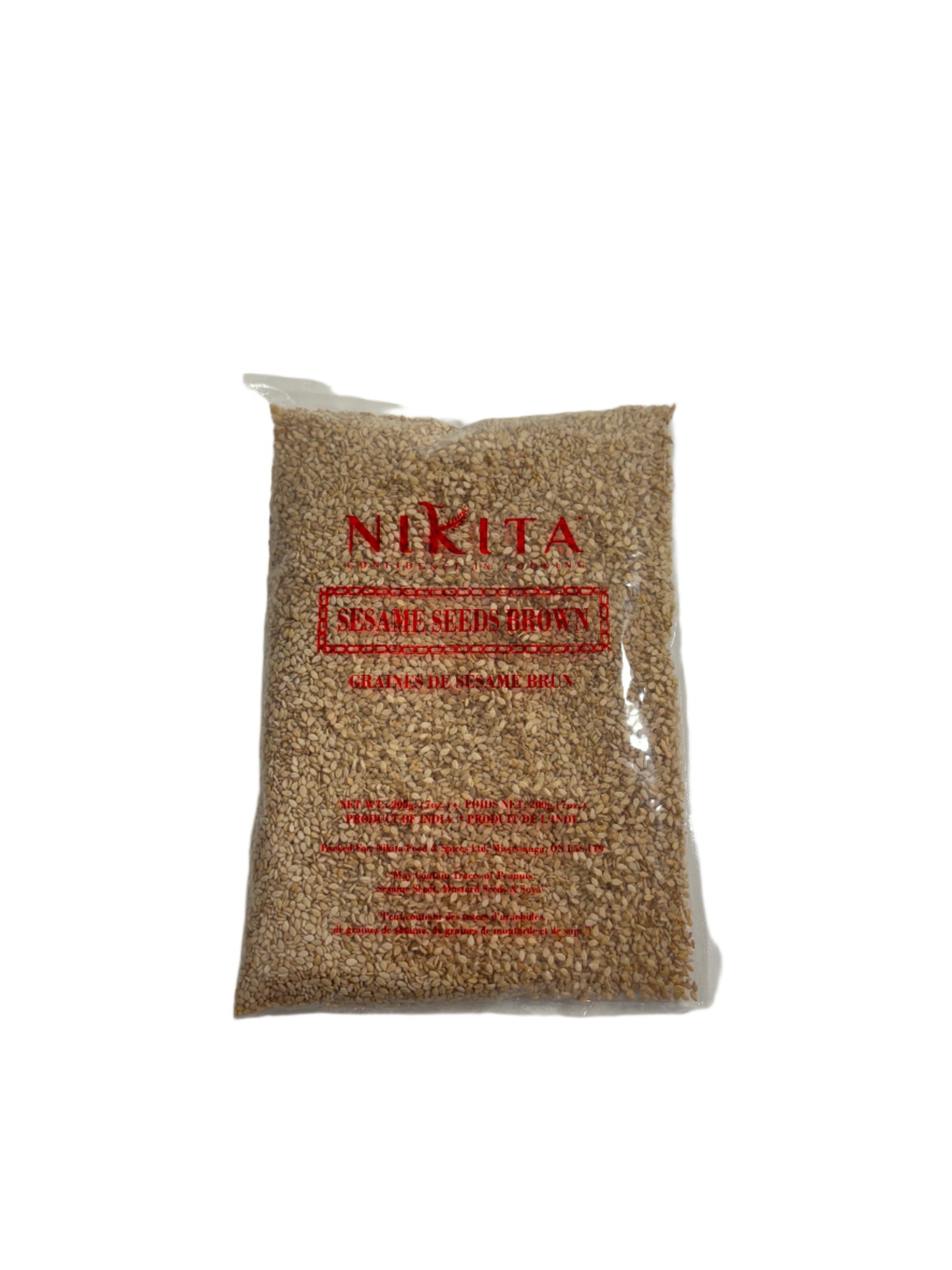 Nikita Sesame Seeds Brown-200Gm