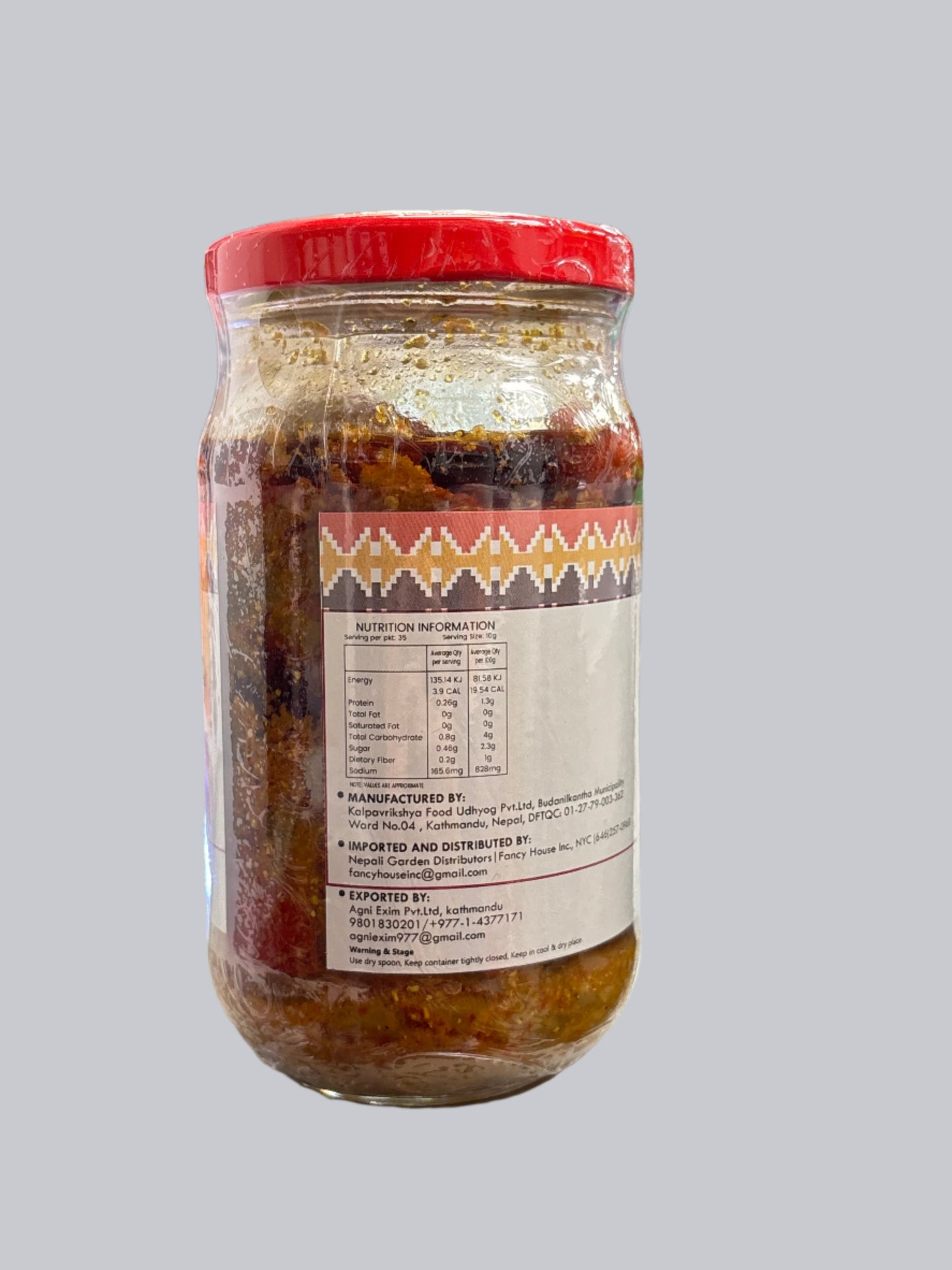 Nepali Garden Dalle & Mula Achar (Red Cherry Pepper & Radish Pickle)-350Gm