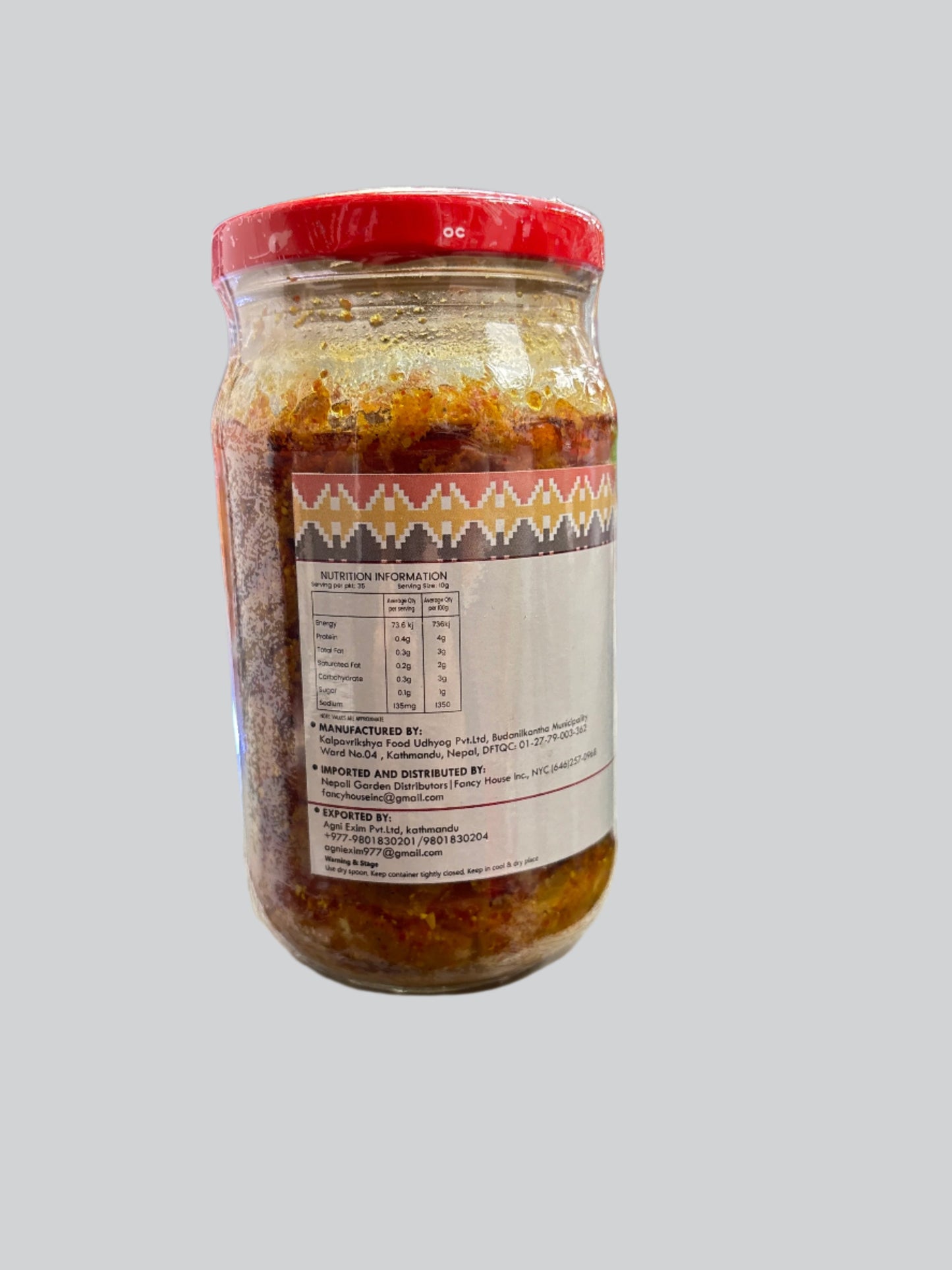 Nepali Garden Mula Achar-350Gm