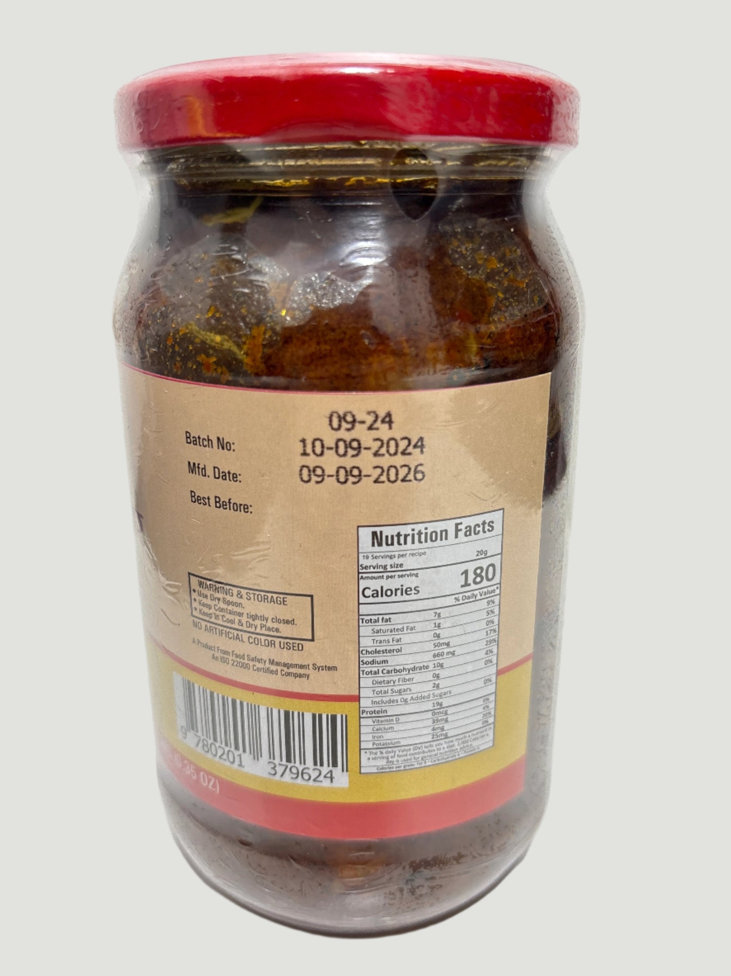 Kalo Kalki Bandel ko Achar-380Gm