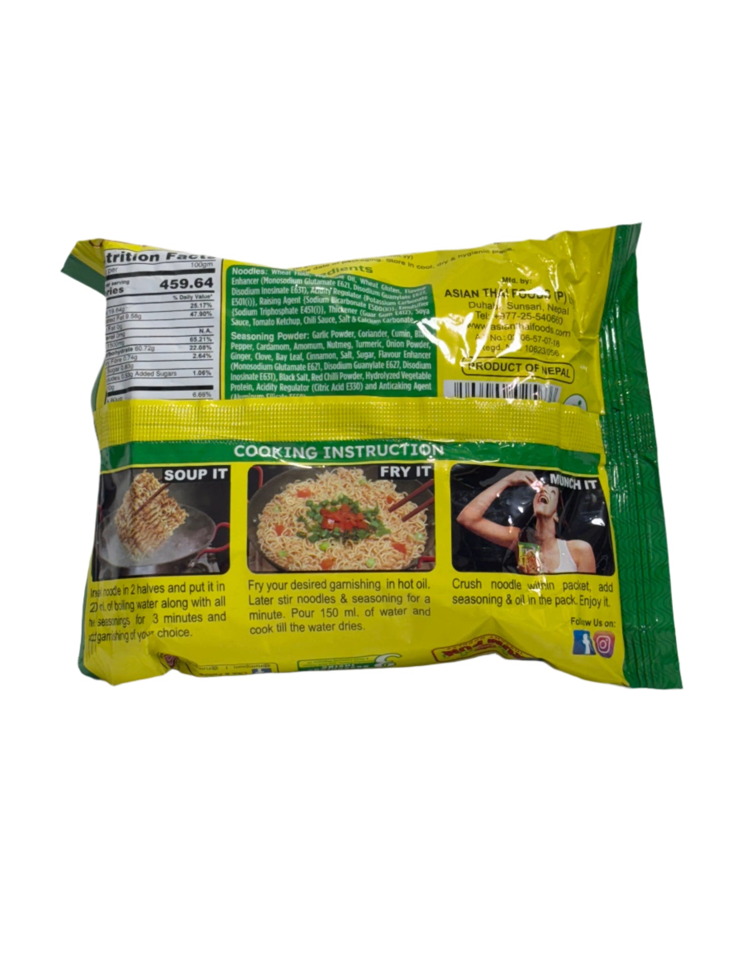 RUMPUM Instant Vegetable Flavored Noodle-60Gm