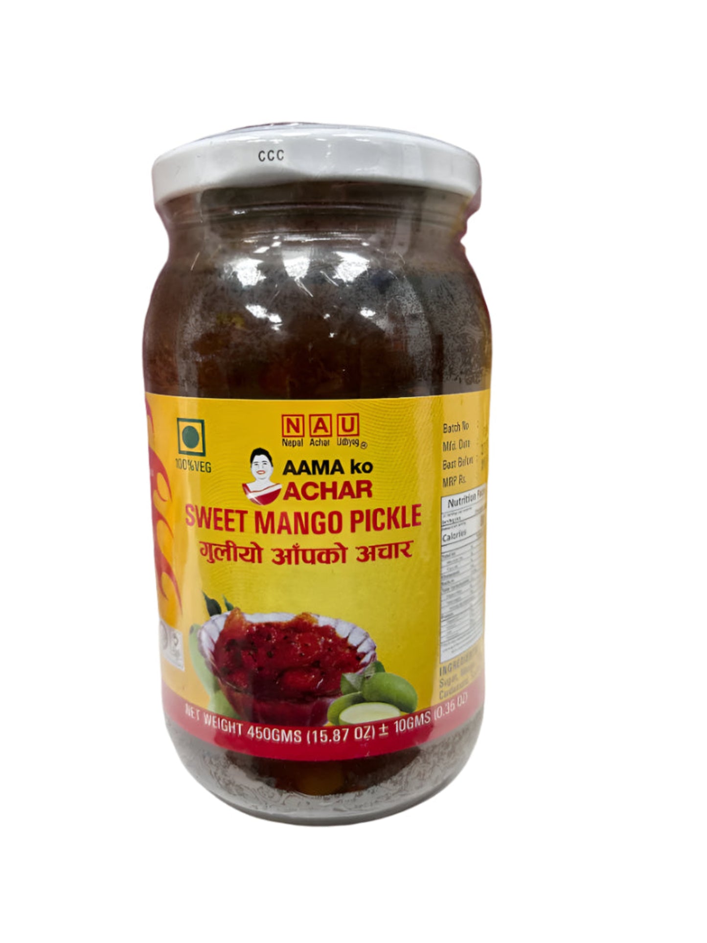 Aama ko Achar Sweet Mango Pickle-450Gm