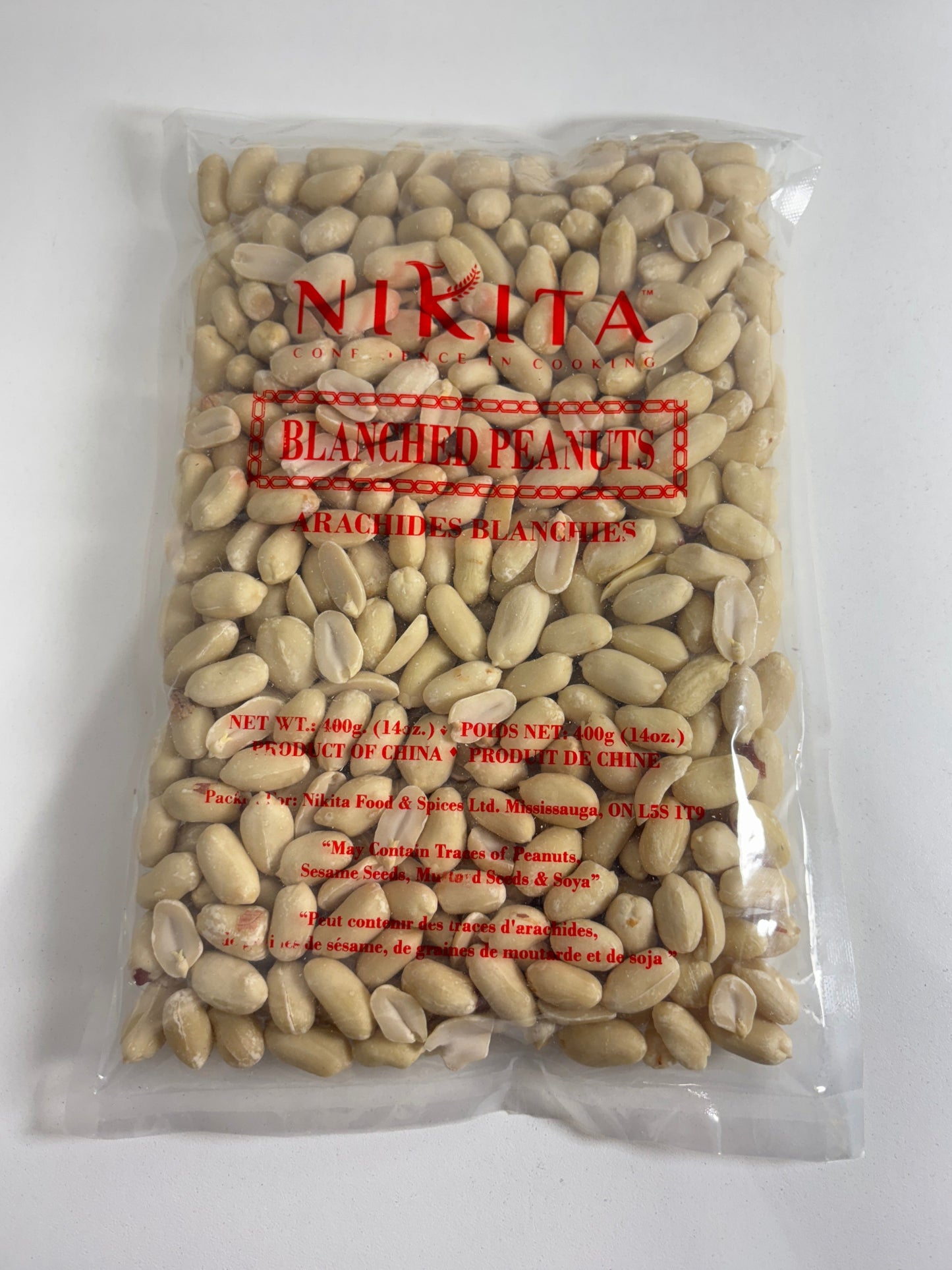 Nikita Balanched Peanuts-400Gm