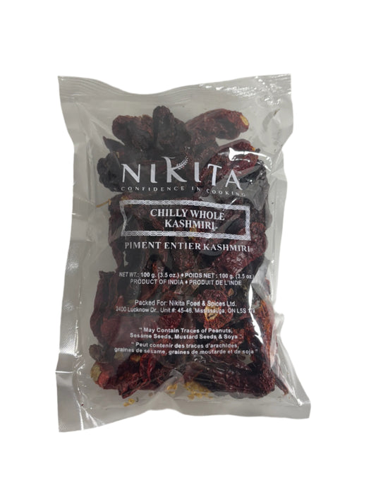 Nikita Chilly Whole Kashmiri-100Gm