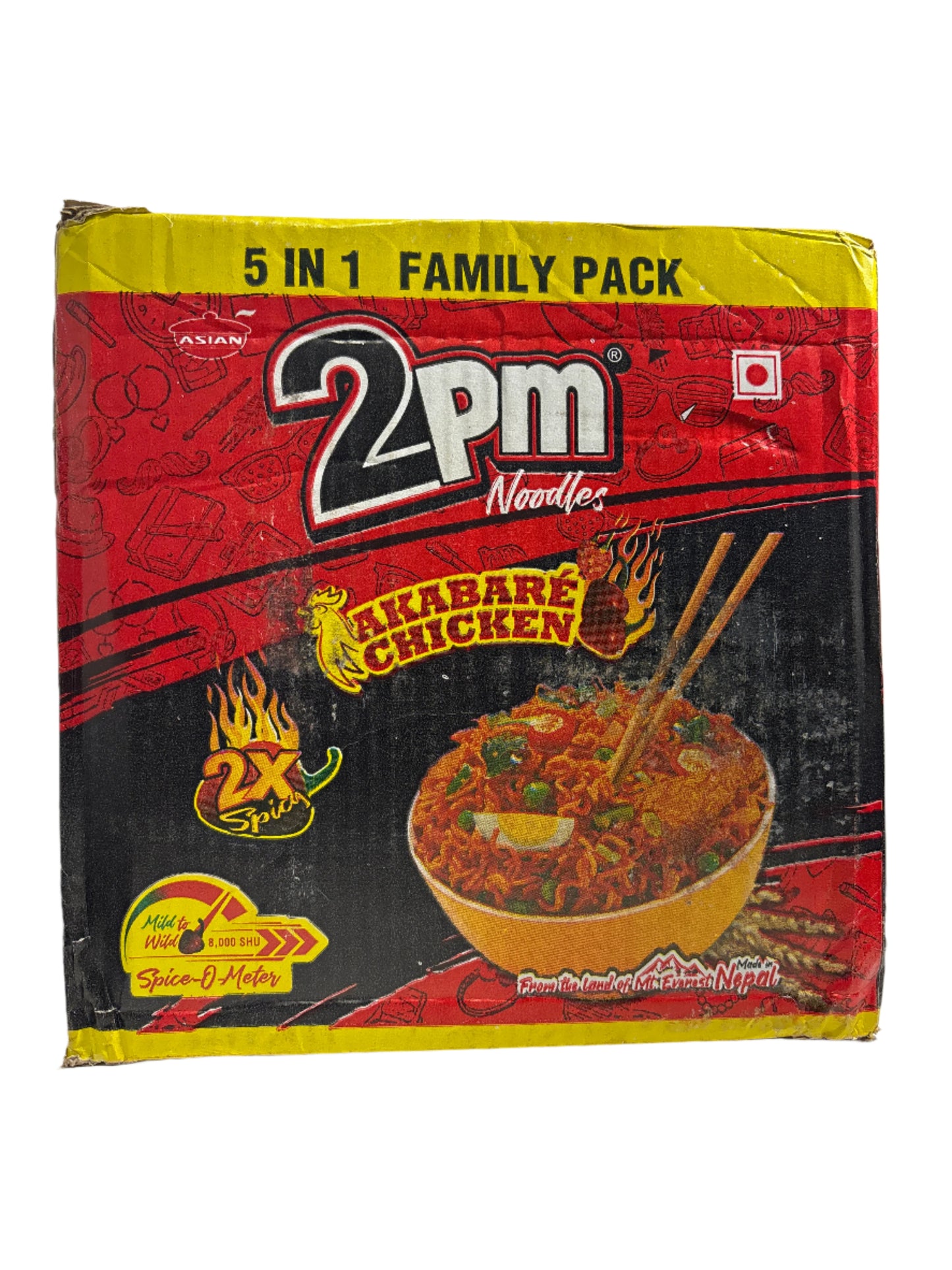 2PM Akabare Chicken Noodles 2x spicy Box-2000Gm