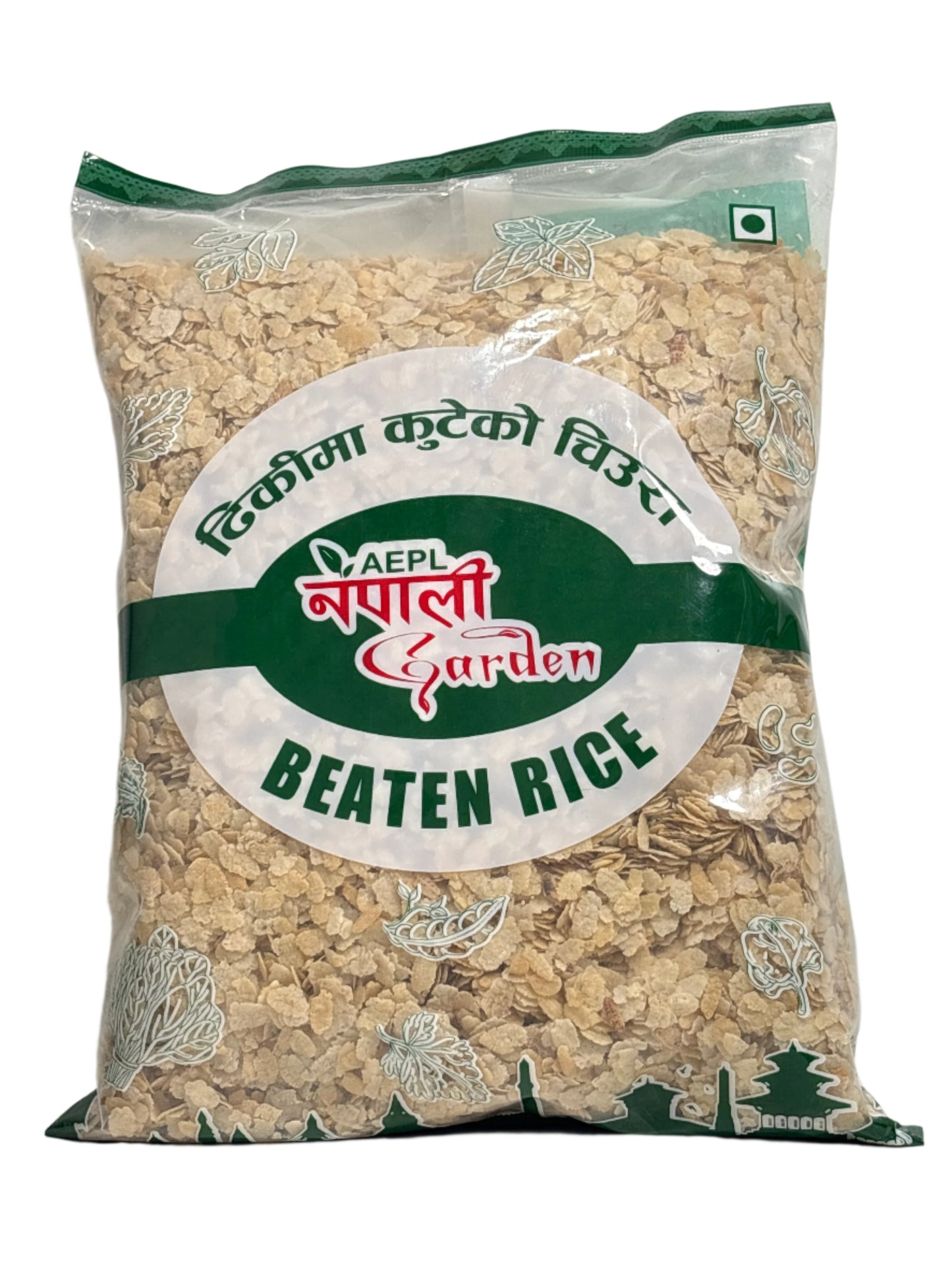 Nepali Garden Red Beaten Rice (Dhikima Kuteko Chiura)-800Gm