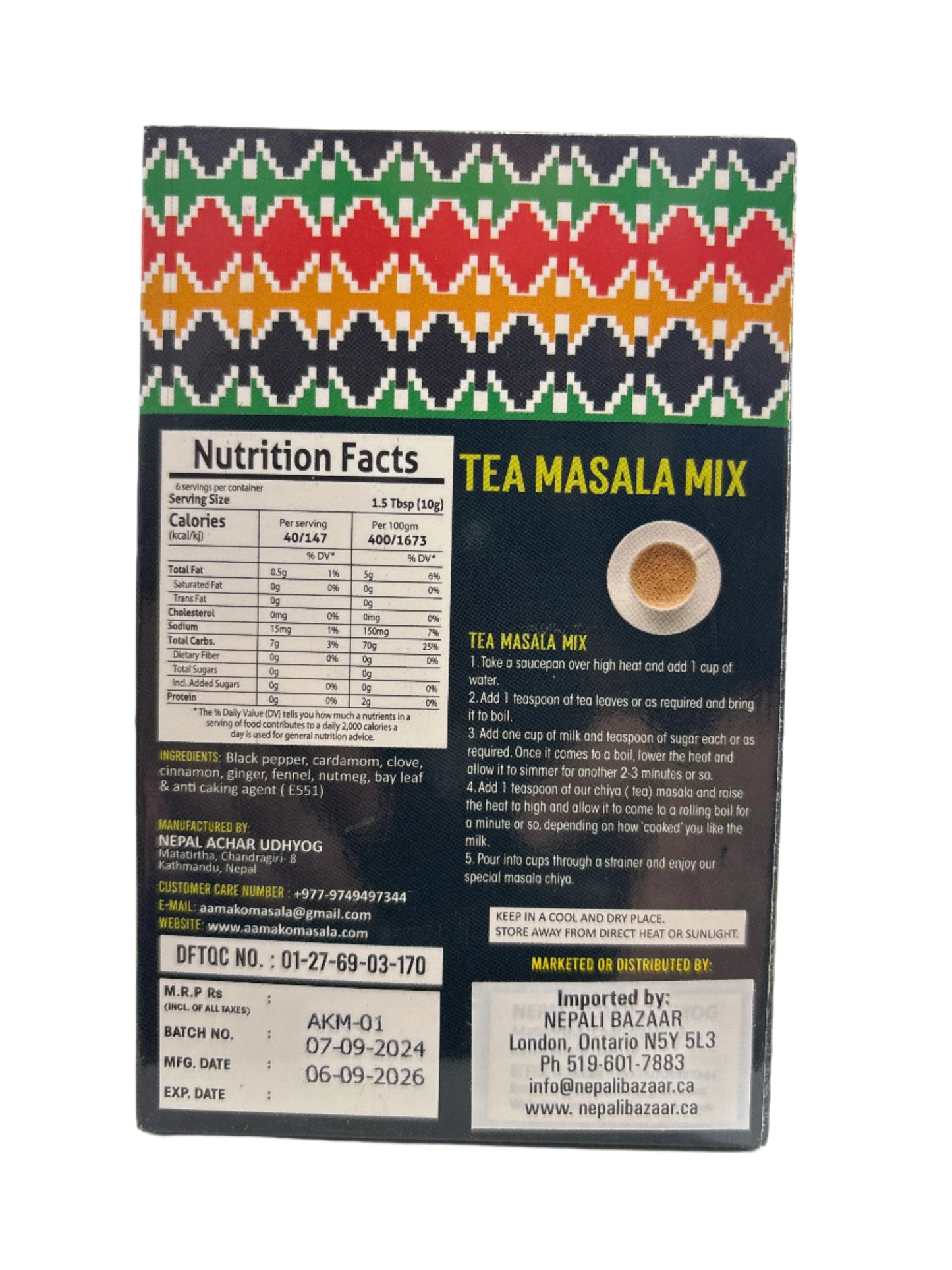 Aama Ko Masala Tea Masala Mix-60Gm