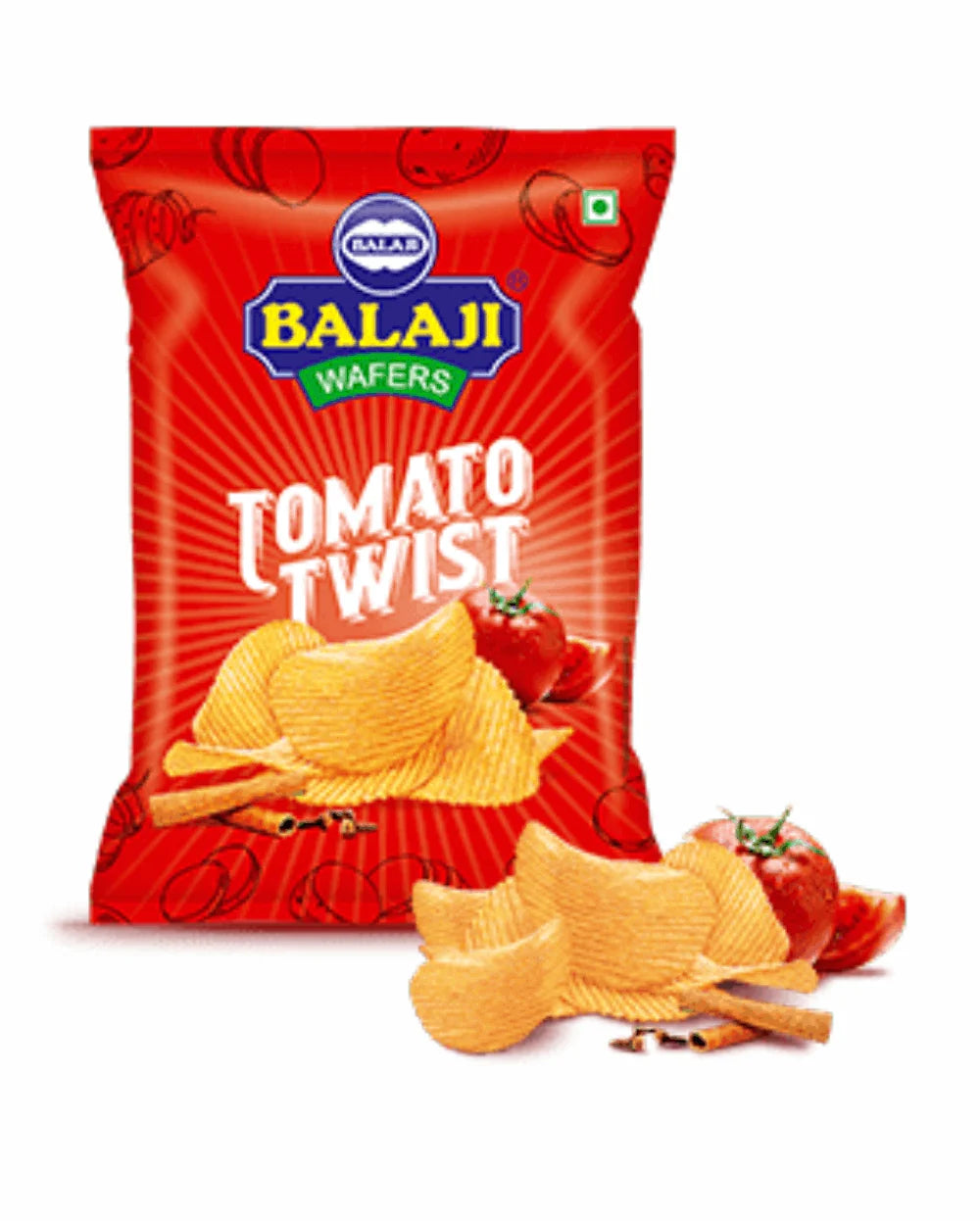 Balaji Wafers Tomato Twist-135Gm