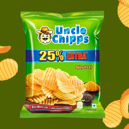 Uncle Chips 35% Extra Spicy Treat-50Gm